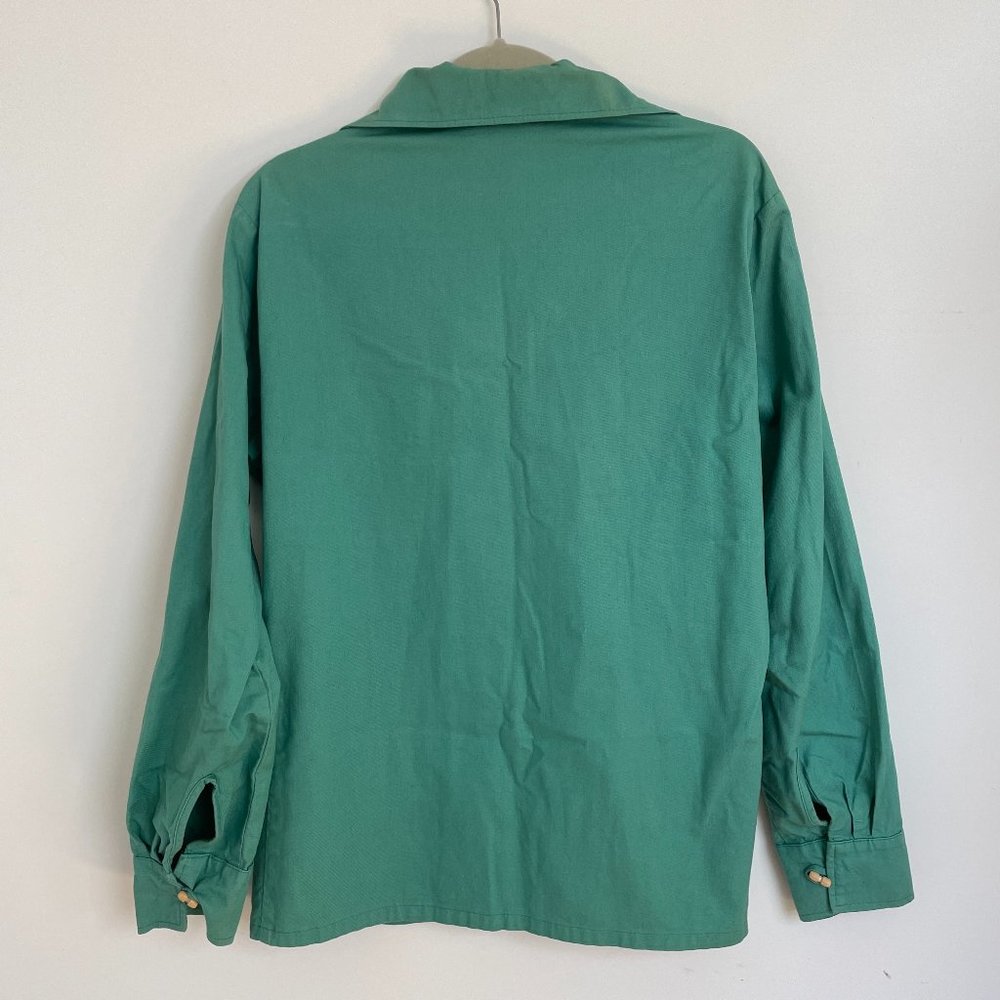 Vintage 1970s Silver/Gulfstream Pg’s People Long Sleeve Shirt - Picture 5 of 6